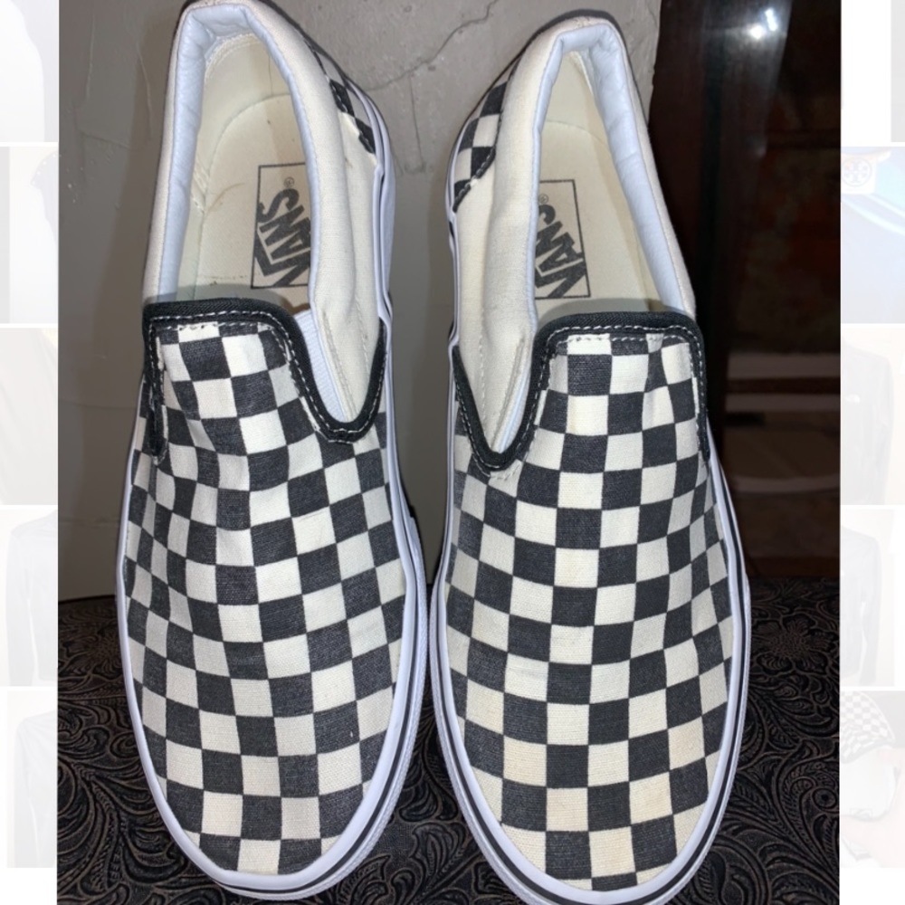 Checkered Vans